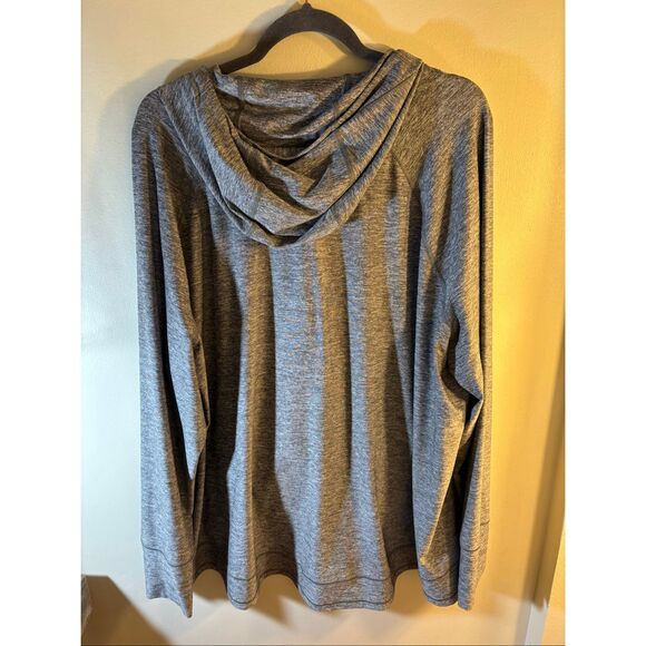 Athleta Gray Lightweight Hoodie - Picture 3 of 3